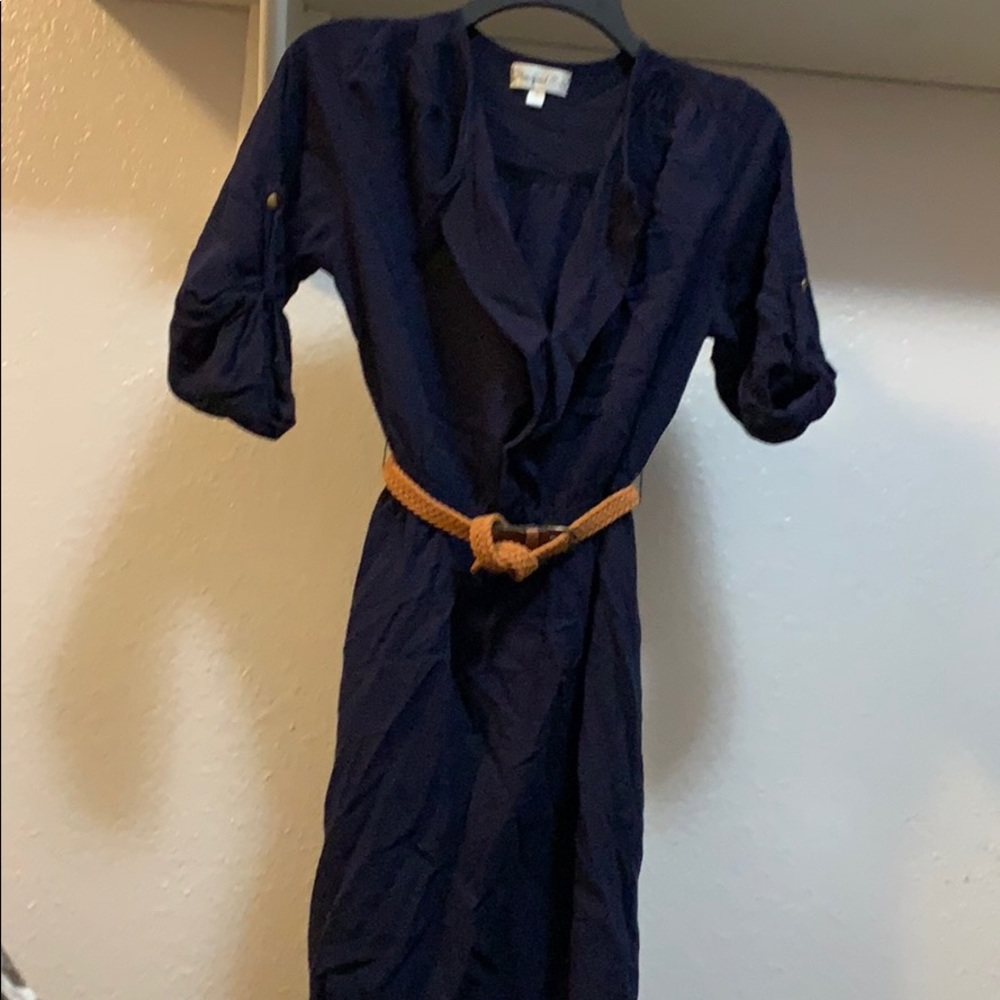 Navy blue dress